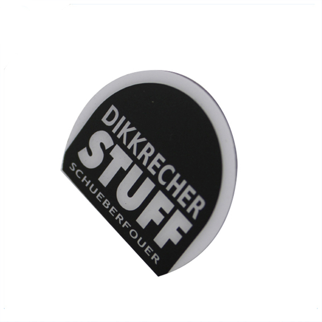 Épinglette d'impression de logo personnalisé en fer inoxydable avec époxy