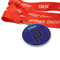 Médaille en métal en pâte de couleur personnalisée avec lanière