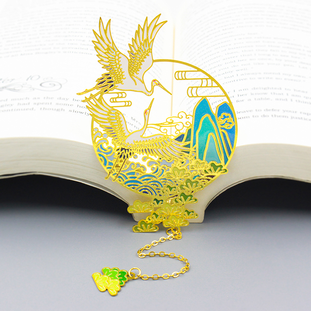 Jolis signets en métal cadeaux d'anniversaire mignons marqueurs de livre d'anime pour signet personnalisé-signets en métal personnalisés