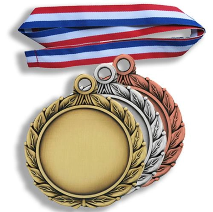 Modèle de vente en gros Clipart, insertion vierge, médaille d'or pour la gravure